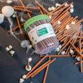 Omega-Premium Mogra Bambooless Dhoop Sticks – Jar 225gm